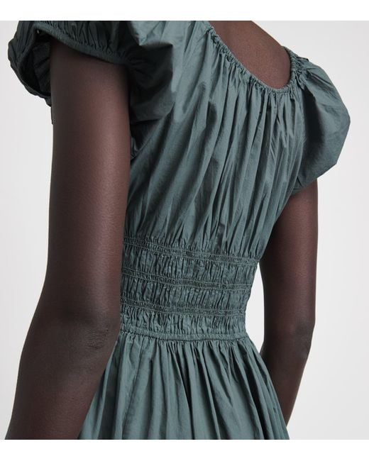 Doen Green Organic Cotton Quinn Midi Dress