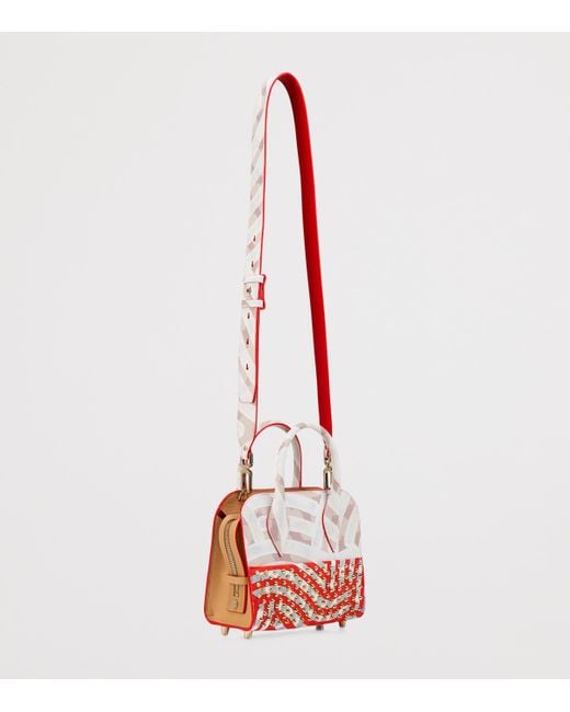 Christian Louboutin Red Eloise Mini Printed Tote Bag