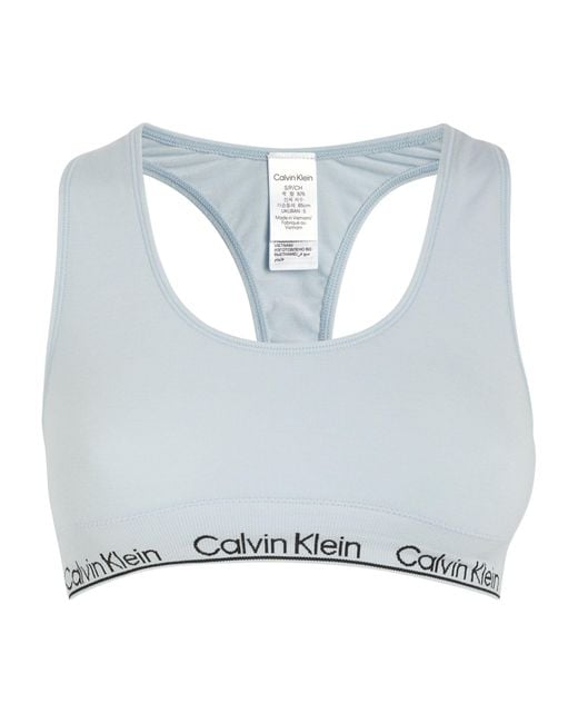 Calvin Klein Icon Cotton Metallic Logo Band Lightly Lined Triangle