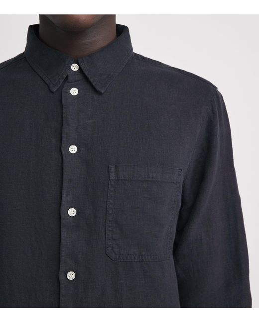 Citizens of Humanity Blue Linen Cairo Shirt for men