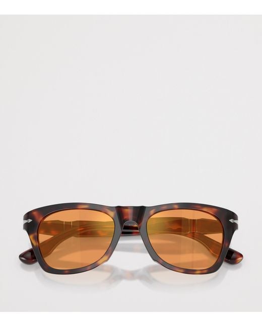 Persol Brown Tortoiseshell Phantos Sunglasses