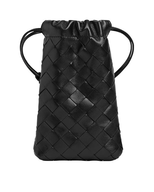 Bottega Veneta Black Leather Dustbag Eyewear Case