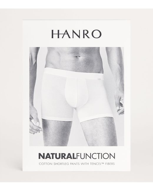 Hanro White Natural Function Trunks for men