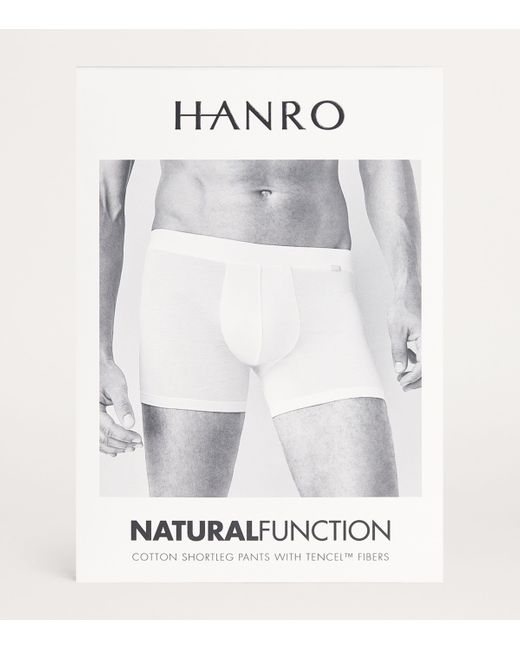 Hanro White Natural Function Trunks for men