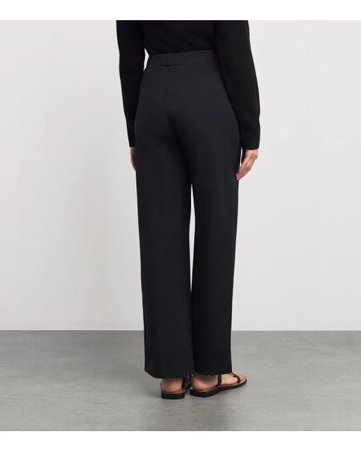 Max Mara Black Technical Jersey Gerona Trousers
