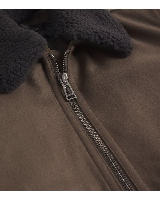 Belstaff Brown Wool-Blend Welder Jacket for men