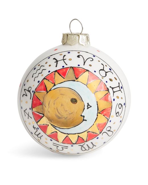 Jayne Redmond Metallic Ceramic Sun Moon Bauble