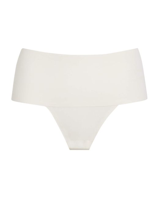 Spanx White Undie-Tectable Thong