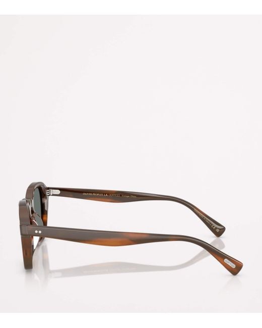 Oliver Peoples Gray Square Eyles Sunglasses