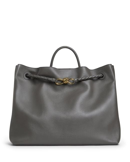 Bottega Veneta Black Large Andiamo Shoulder Bag