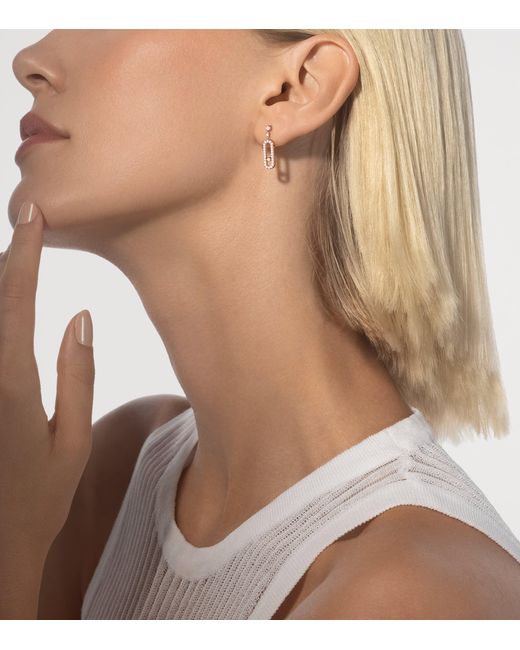 Messika Metallic Move Uno And Diamond Earrings