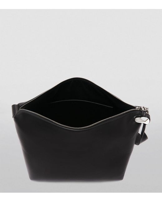 J.W. Anderson Black Leather Corner Cross-body Bag