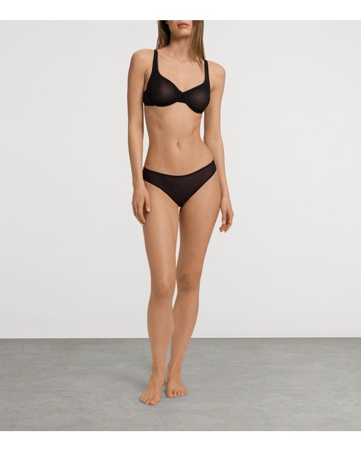 Hanro Gray Smooth Illusion Mini Briefs