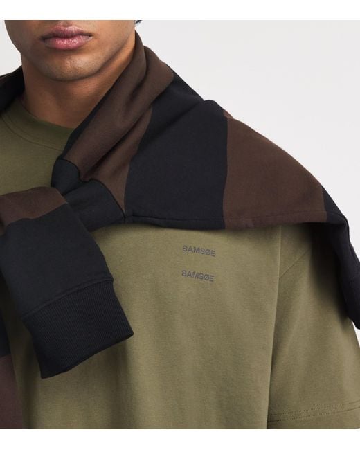 Samsøe & Samsøe Green Organic Cotton Joel T-Shirt for men