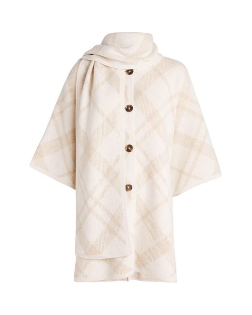 Barbour Natural Wool-Blend Vienna Scarf And Cape