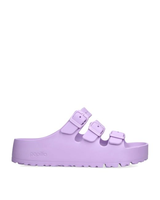 Birkenstock Purple Florida Flex Platform Sandals