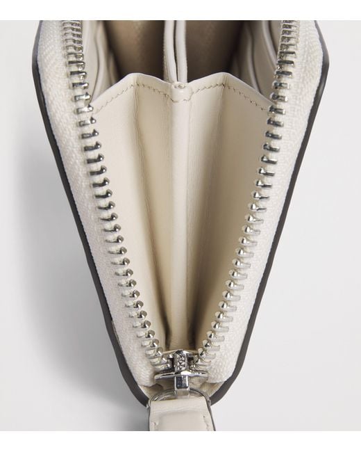 Harrods Natural Leather Zip-Around Purse