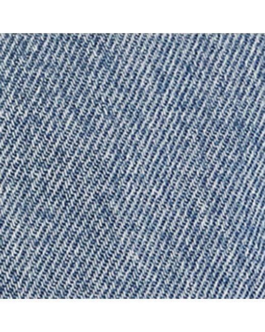 Emporio Armani Blue Denim Icon Baseball Cap for men