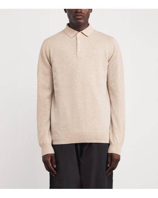 Barbour Natural Wool Hutherston Polo Shirt for men