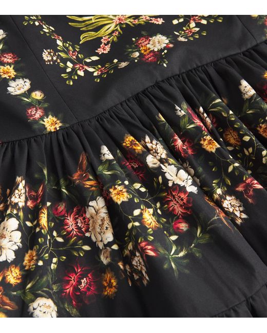 Agua Bendita Black Cotton Lima Paramo Mini Dress