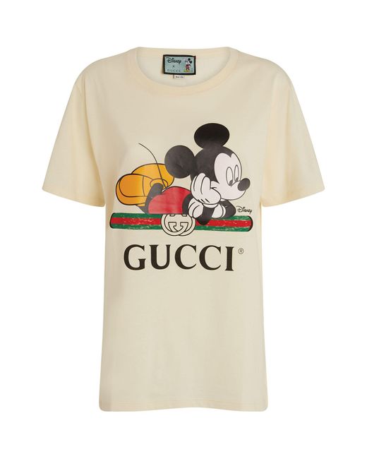 Gucci White X Disney Mickey Mouse T-shirt