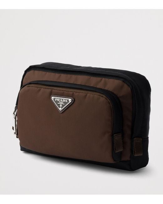 Prada Black Re-Nylon Pouch for men
