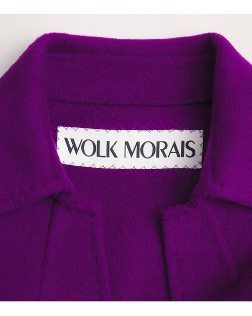 Wolk Morais Purple Cashmere Trocadero Jacket