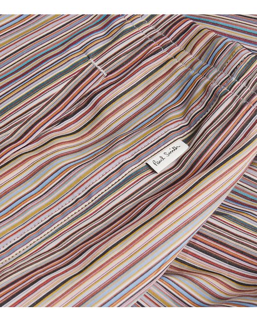 Paul Smith Multicolor Signature Stripe Lounge Shorts for men