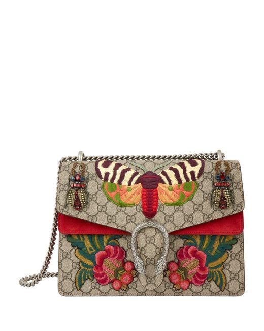 Gucci Multicolor Large Dionysus Butterfly Beetle Bag