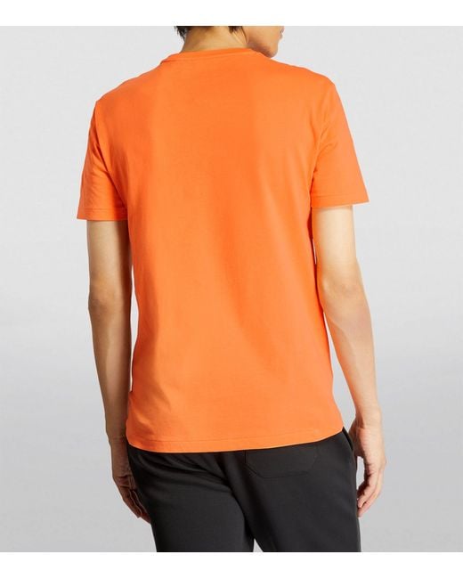 Polo Ralph Lauren Orange Cotton Polo Pony T-shirt for men