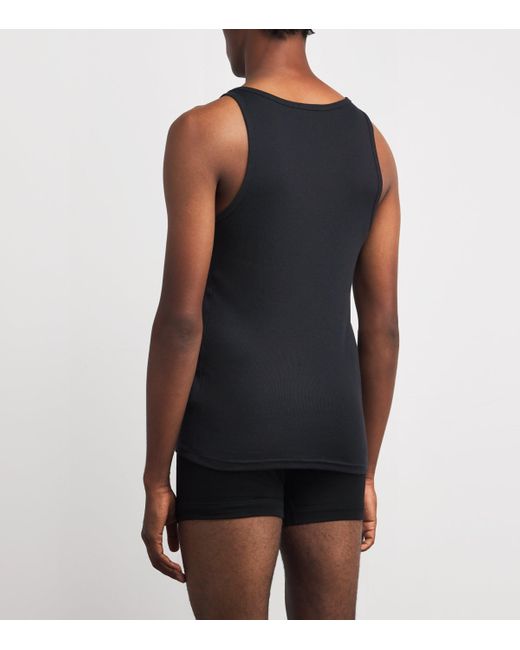 Tom Ford Black Cotton-Blend Vest for men