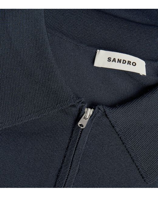 Sandro Blue Polo Shirt for men