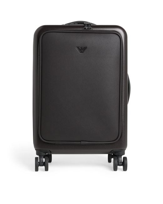 Emporio Armani Black Logo Carry-On Suitcase