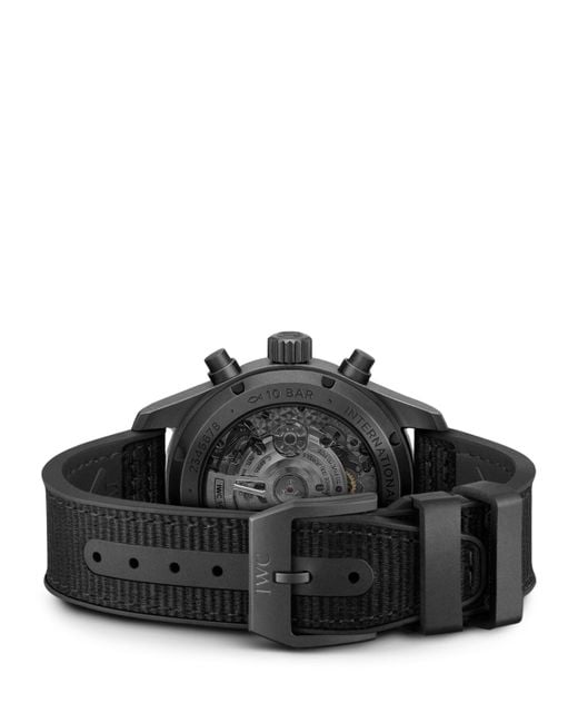 Iwc Black Ceratanium Top Gun Pilot's Watch for men