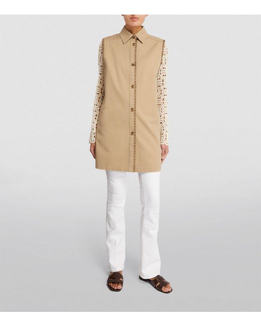 MAX&Co. Natural X Chufy Embroidered Tokyo Gilet