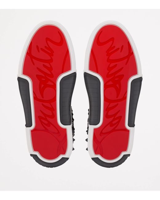 Christian Louboutin White Astroloubi Strass Eternity Sneakers for men