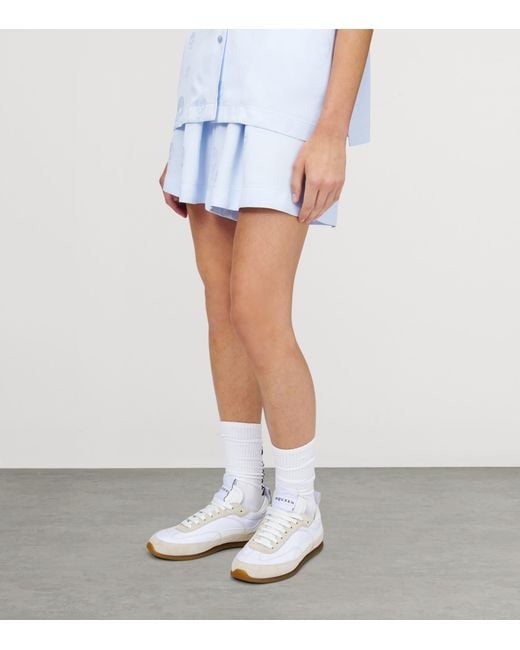 McQueen White Leather Ec1 Sneakers