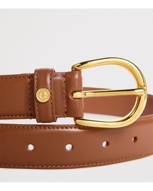 Harrods Brown Leather Belt