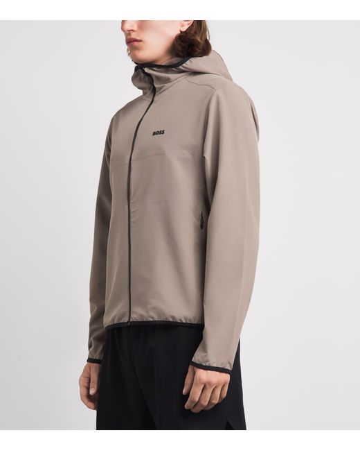 Boss Brown Water-Resistant Commuter Pro Jacket for men