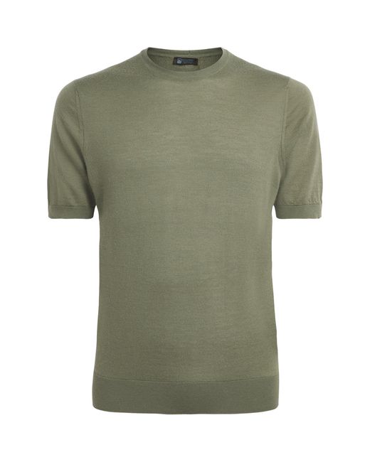Colombo Green Cashmere T-Shirt for men