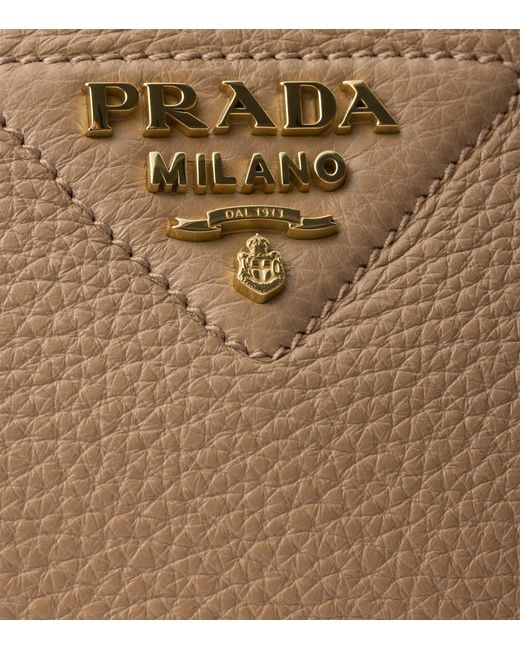 Prada Brown Small Leather Cross-Body Bag