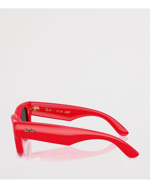 Ray-Ban Red X A$Ap Rocky Wayfarer Puffer Sunglasses