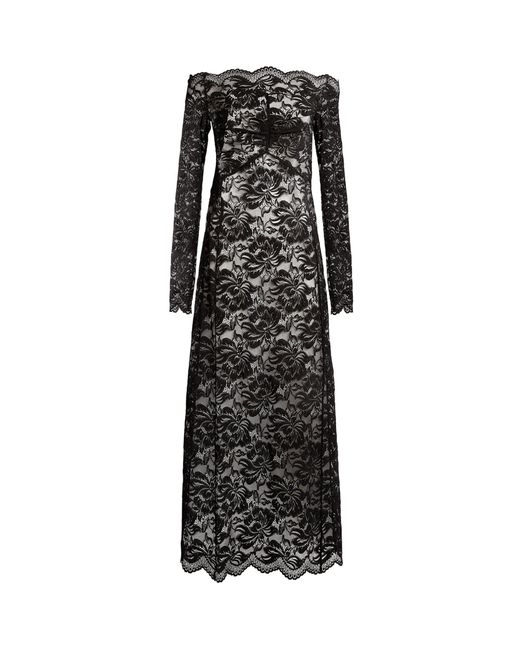 Rabanne Black Lace Maxi Dress