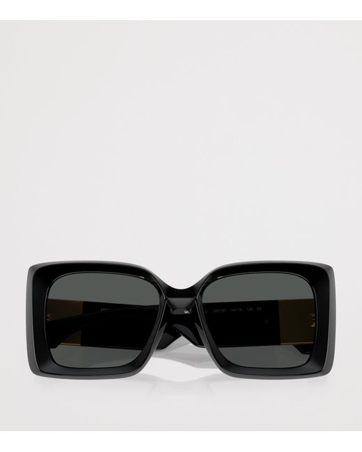 Versace Black Square Irregular Sunglasses