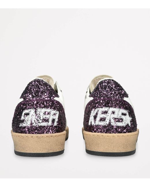 Golden Goose Deluxe Brand White Suede Ballstar Sneakers