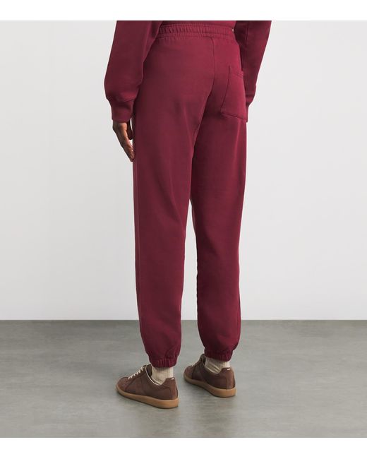 Sporty & Rich Red Cotton Soho Sweatpants