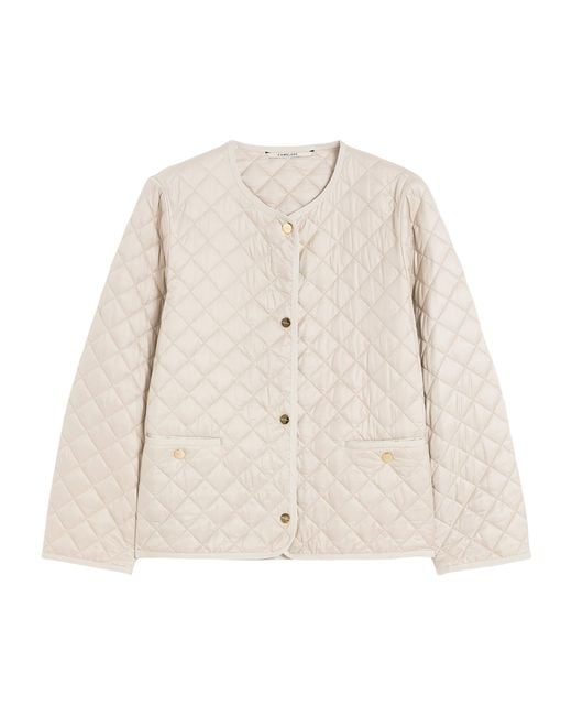 Max Mara Natural Cameluxe Quilted Jacket