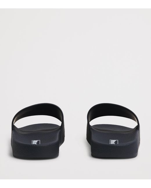 Vilebrequin Blue Tortue Slides for men
