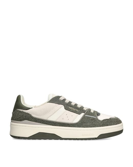 Axel Arigato Green Suede Clay Low-Top Sneakers for men