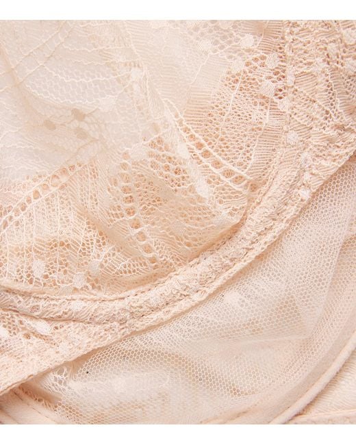 Simone Perele Natural Lace Comète Plunge Bra